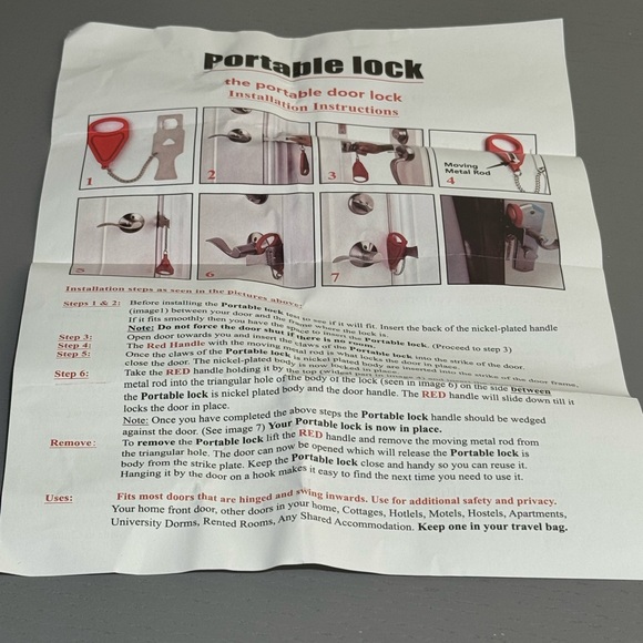 Portable Lock - Picture 2 of 3